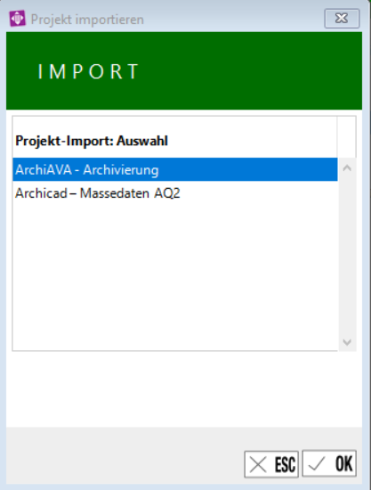 projektimport